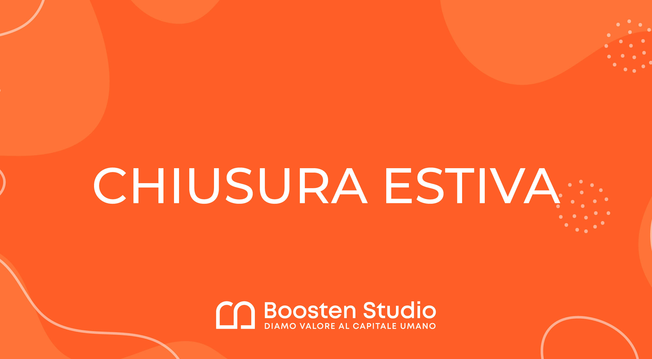 Chiusura dal 14 al 27 agosto 2026